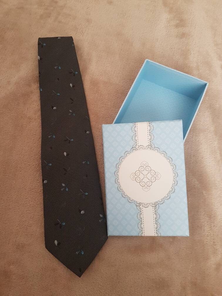 Classic Italian style neck tie elegant man accessories with gift box